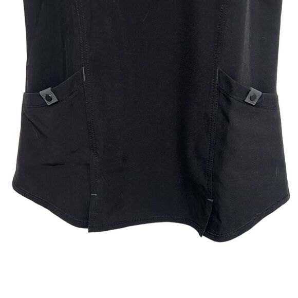 Scrub Tops Woman’s Size XS Bundle of Two Black Blue Antimicrobial ScrubStar - Picture 4 of 15